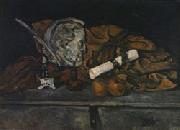 Paul Cezanne, Cezanne's Accessories still life with philippe solari's Medallion